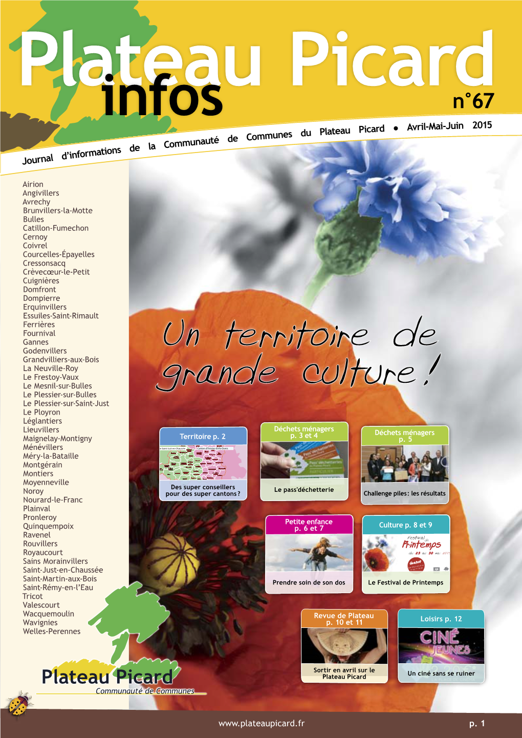 Plateau Picard Infos 2 E Trimestre 2015