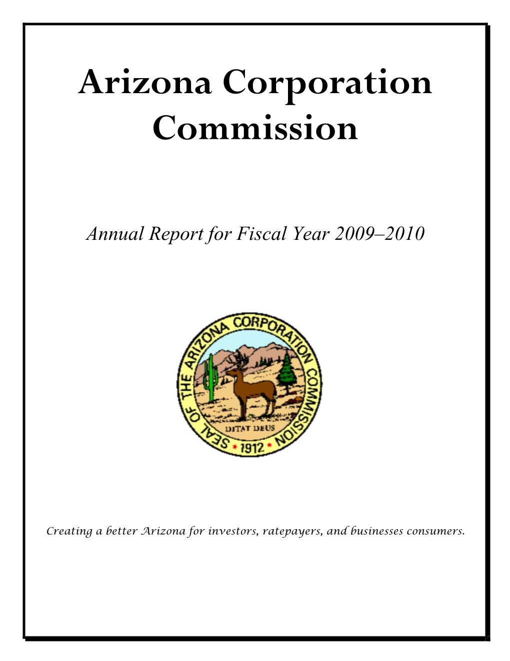 Arizona Corporation Commission