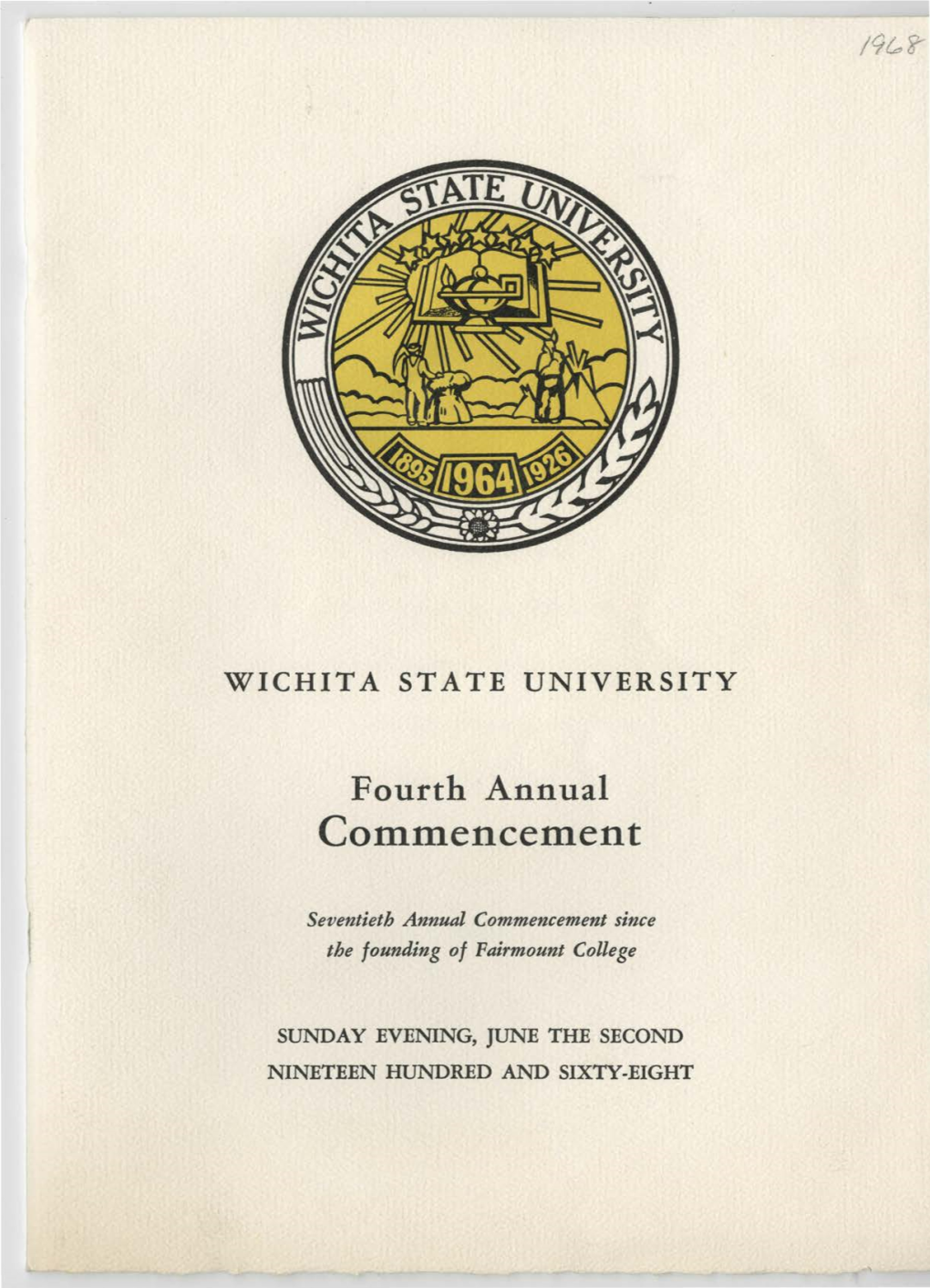 Annual Commencement Program 1968