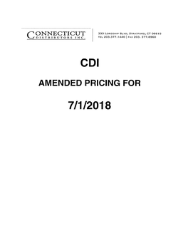 Cdi 7/1/2018