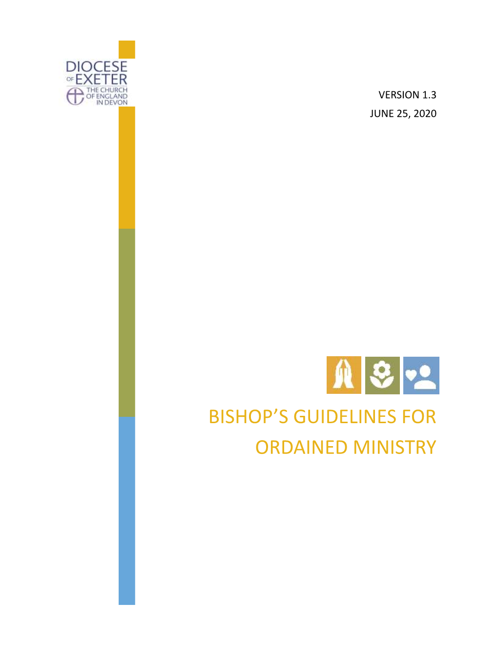 Bishop's Guidelines for Ordained Ministry