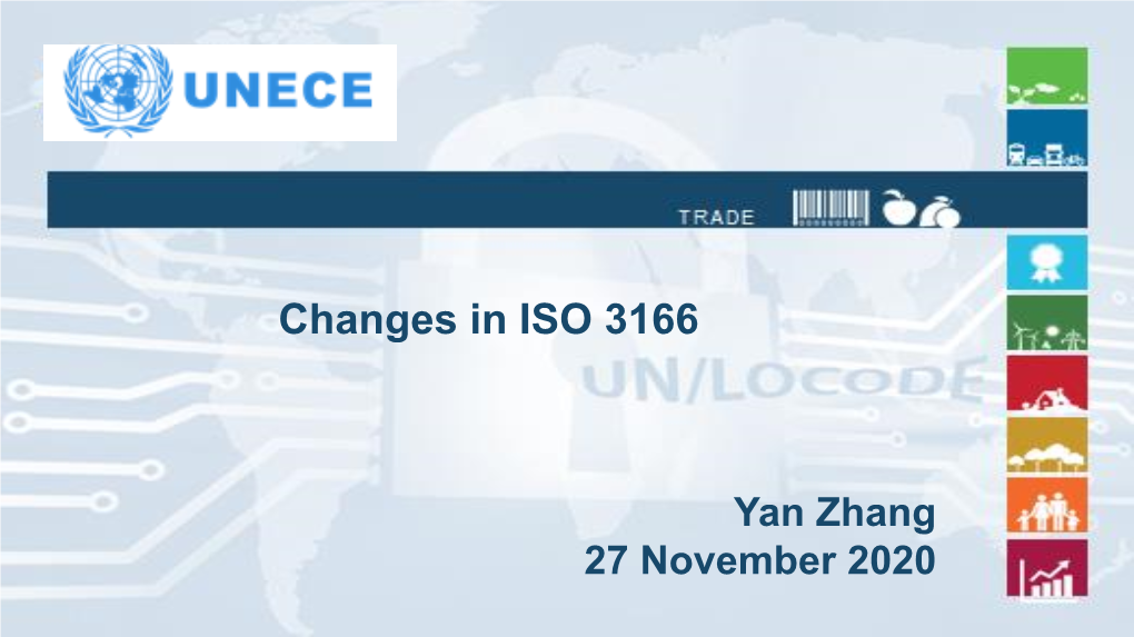 Changes in ISO 3166