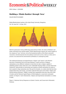 Building a 'Hindu Rashtra' Through 'Seva'
