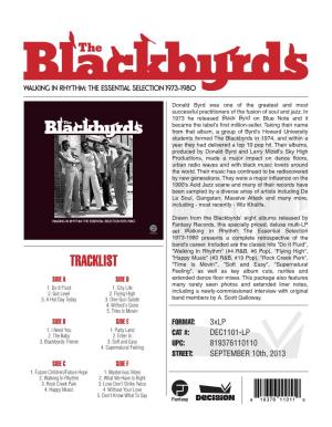 DEC 1101 BLACKBYRDS Walking in Rhythm LP
