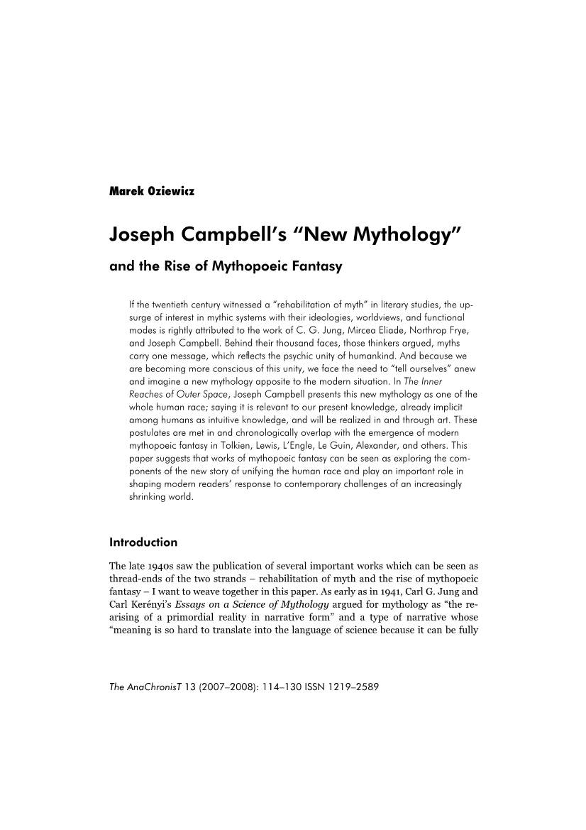 Joseph Campbell's
