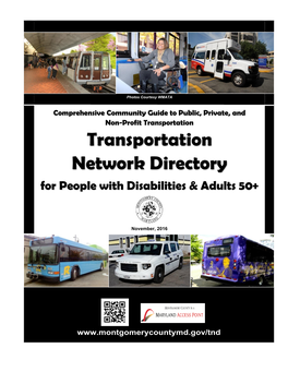 Transportation Network Directory for People with Disabilities & Adults 50+
