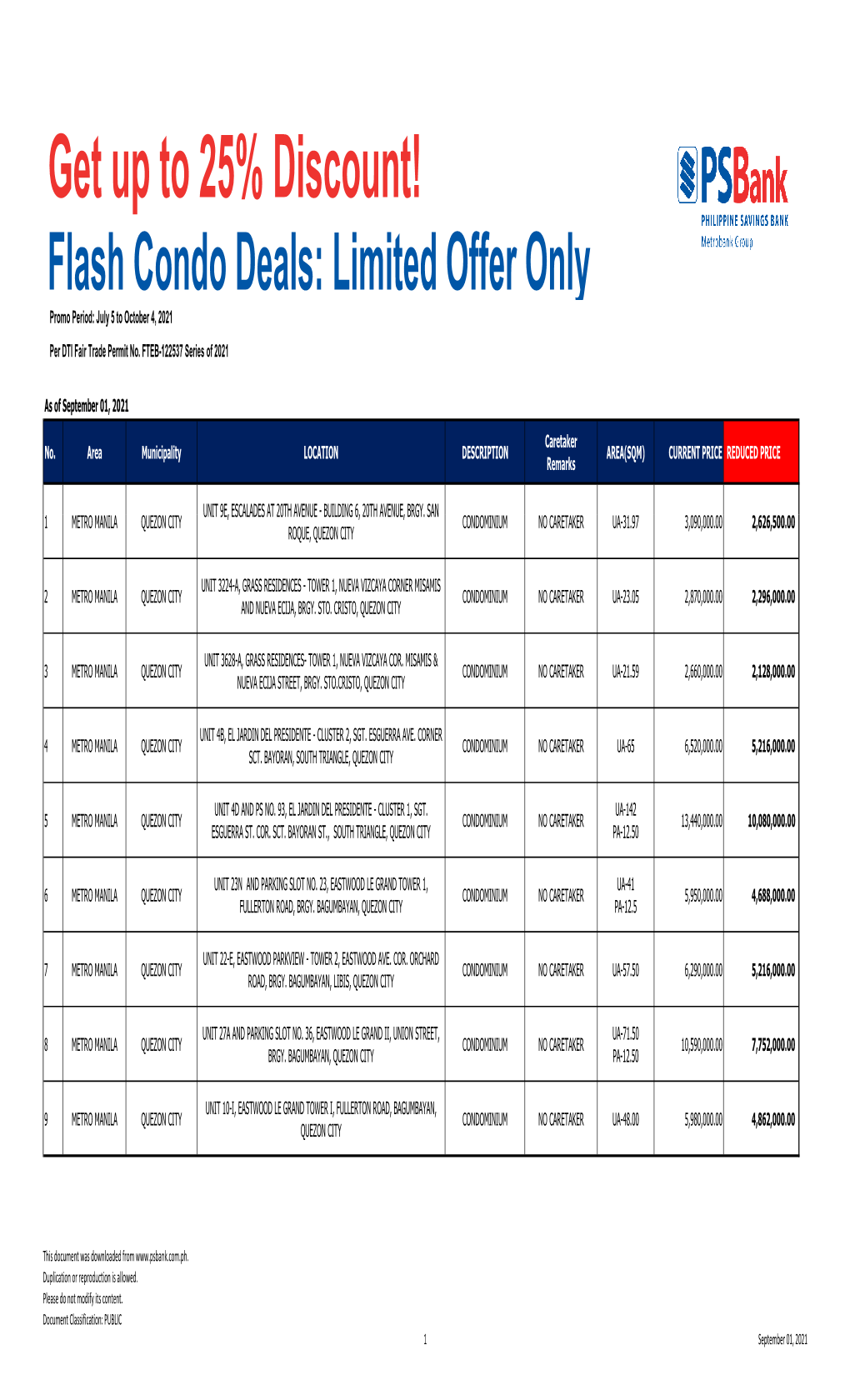 REM Pricelist 09.01.21