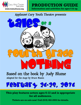 PRODUCTION GUIDE Based on the Book by Judy Blume