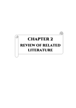 Chapter 2 Review of Related Literature