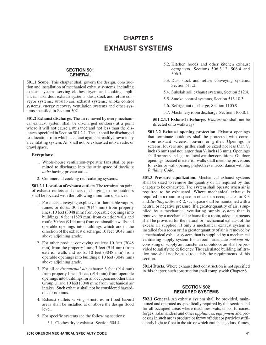 Chapter 5 Exhaust Systems