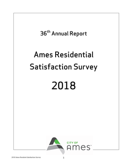 Resident Satisfaction Survey 2018