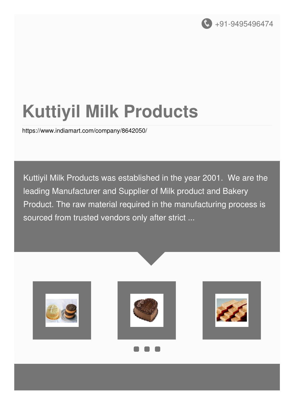 Kuttiyil Milk Products