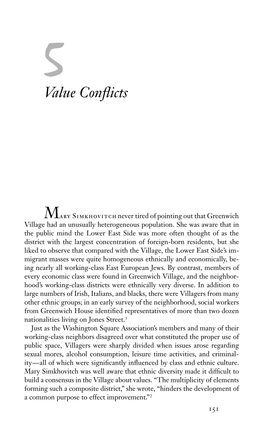 Chapter 5: Value Conflicts