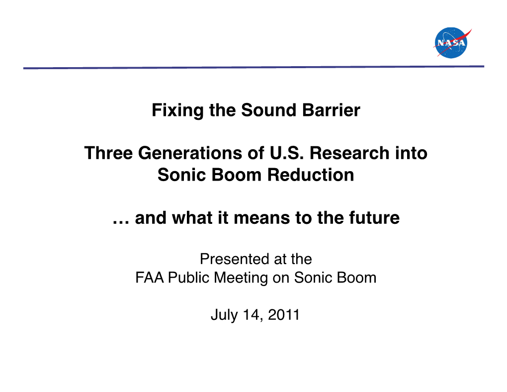 FAA Sonic Boom DC.Pptx