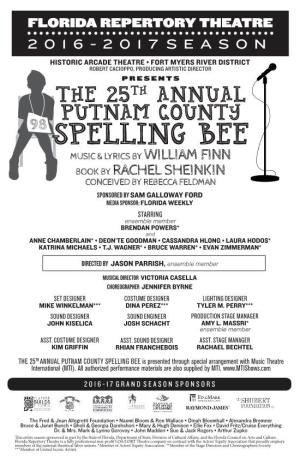 The 25 Th Annual Putnam County Spelling