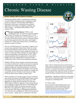 Chronic Wasting Disease