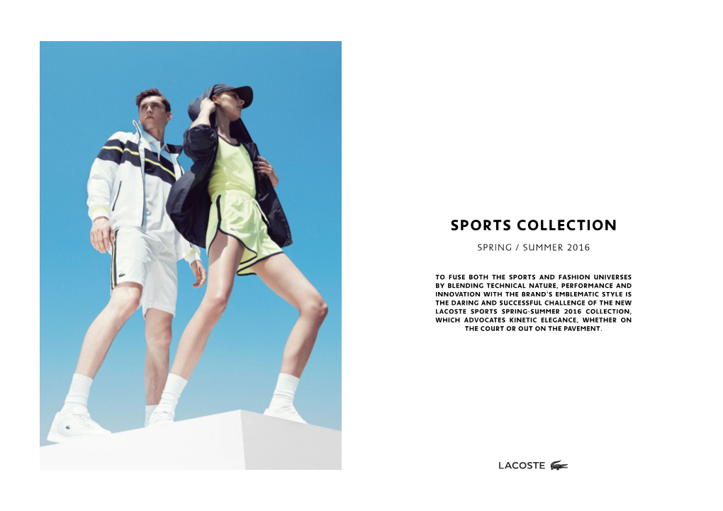 Sports Collection Spring / Summer 2016