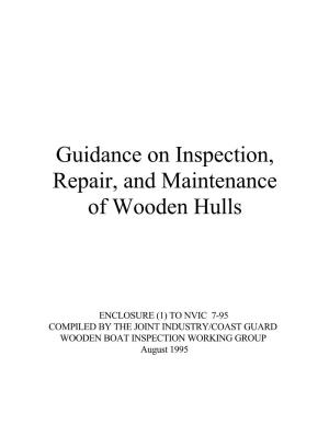 Inspection of Wooden Vessels