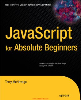 Javascript for Absolute Beginners Companion Companion - - - -