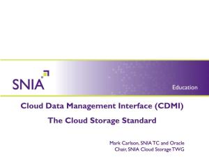 The Cloud Storage Standard