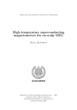 High-Temperature Superconducting Magnetometers for On-Scalp MEG
