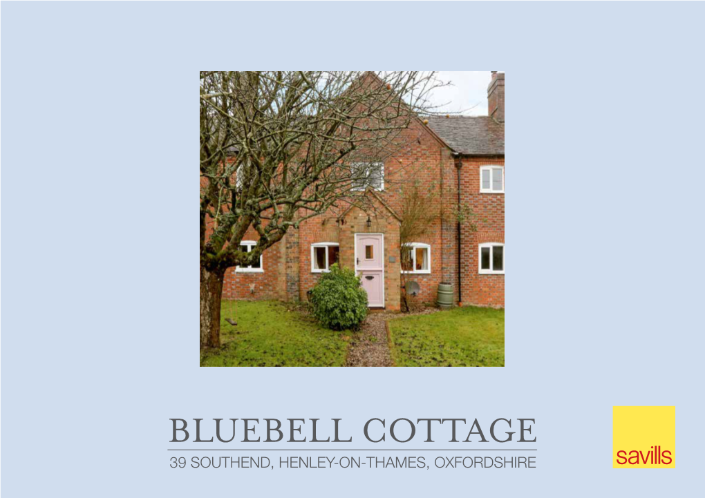 BLUEBELL COTTAGE 39 SOUTHEND, HENLEY-ON-THAMES, OXFORDSHIRE Period Cottage with Rural Views