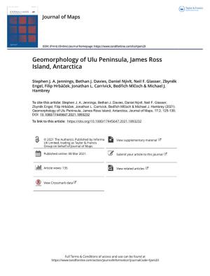Geomorphology of Ulu Peninsula James Ross Island Antarctica.Pdf