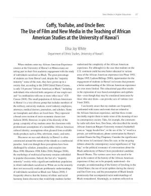 Coffy, Youtube, and Uncle Ben: the Use of Film and New Media in The