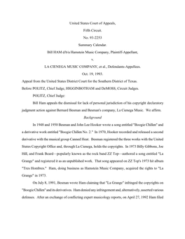 United States Court of Appeals, Fifth Circuit. No. 93-2253 Summary Calendar