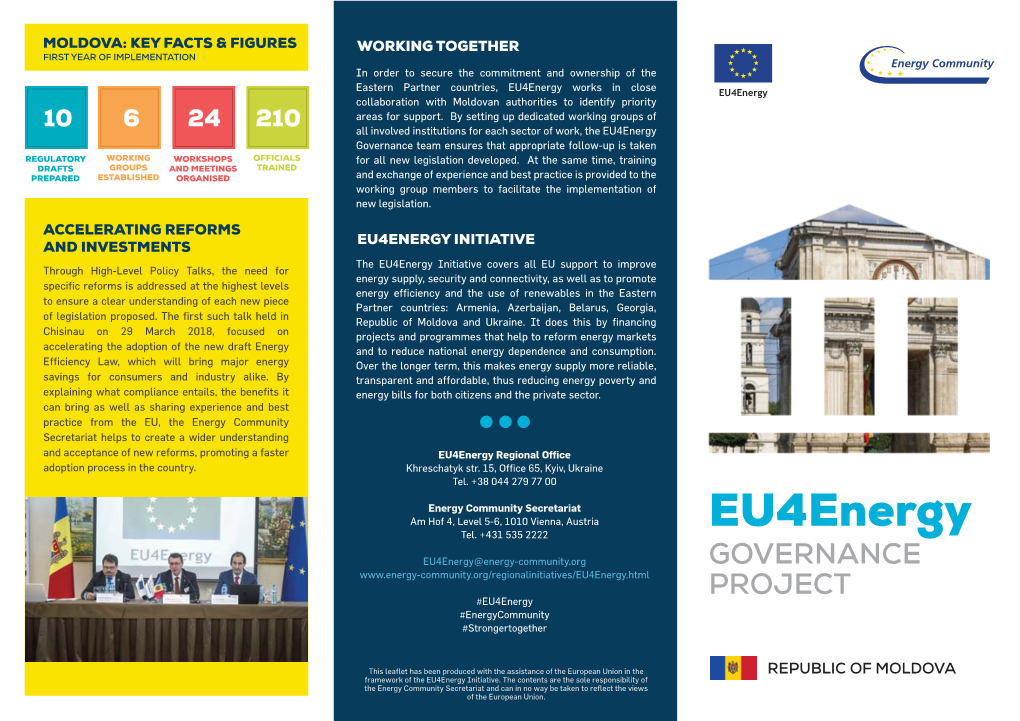 Eu4energy Works in Close Collaboration with Moldovan Authorities to Identify Priority Areas for Support