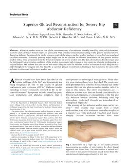 Superior Gluteal Reconstruction for Severe Hip Abductor Deficiency