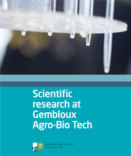 Scientific Research at Gembloux Agro-Bio Tech