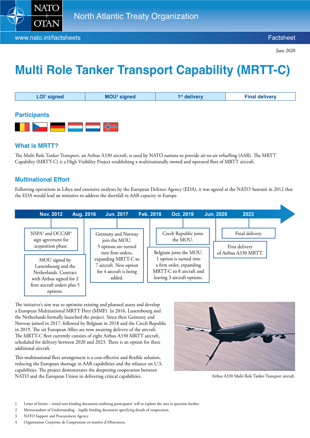 Multi Role Tanker Transport Capability (MRTT-C)