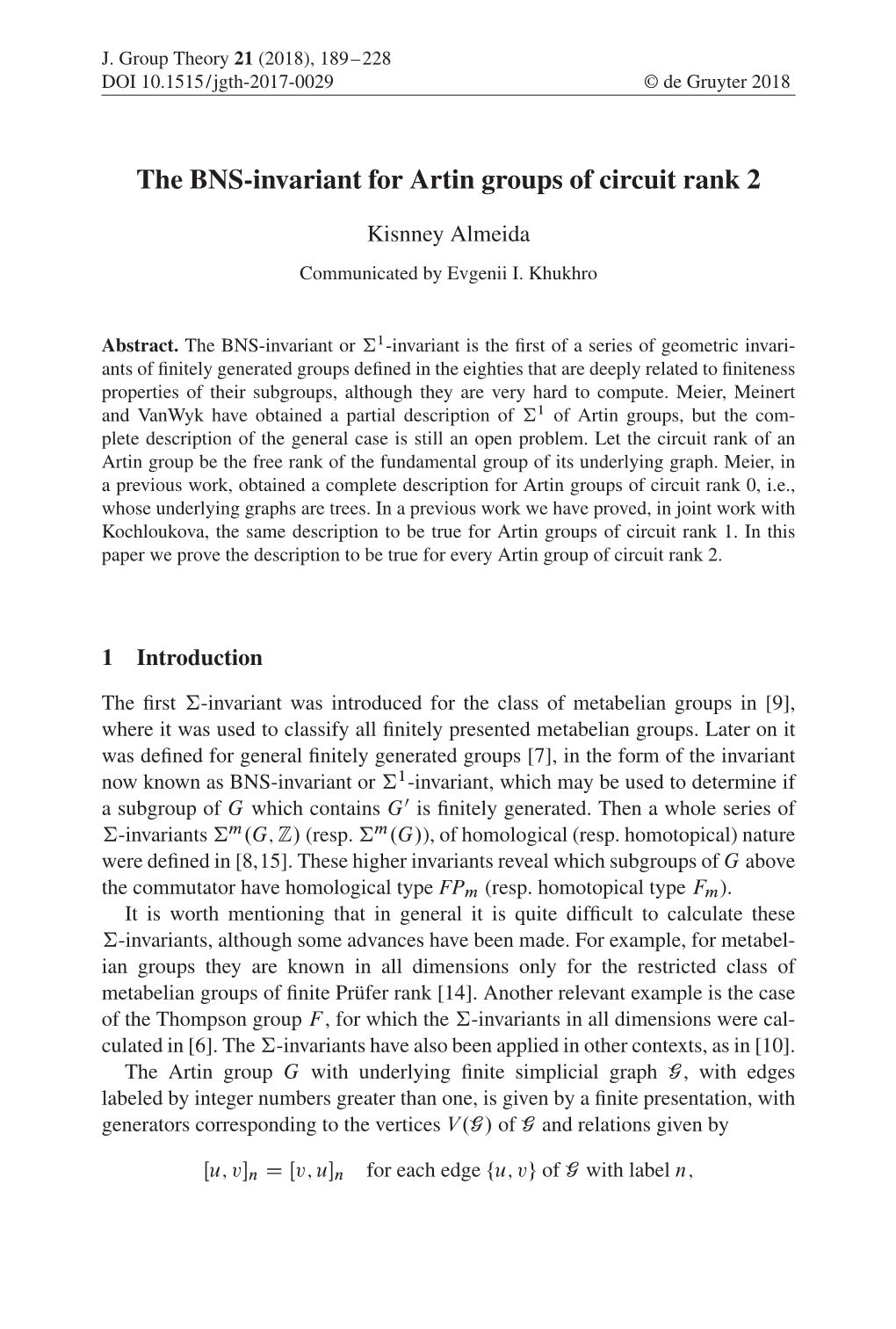 The BNS-Invariant for Artin Groups of Circuit Rank 2