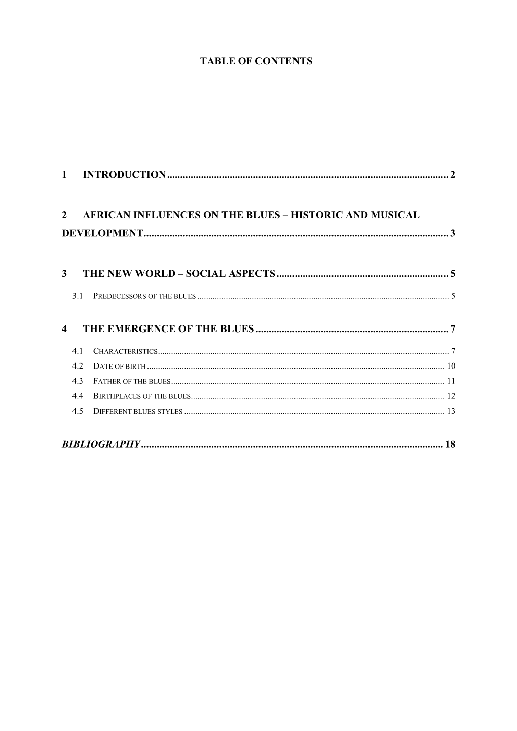 Table of Contents 1 Introduction