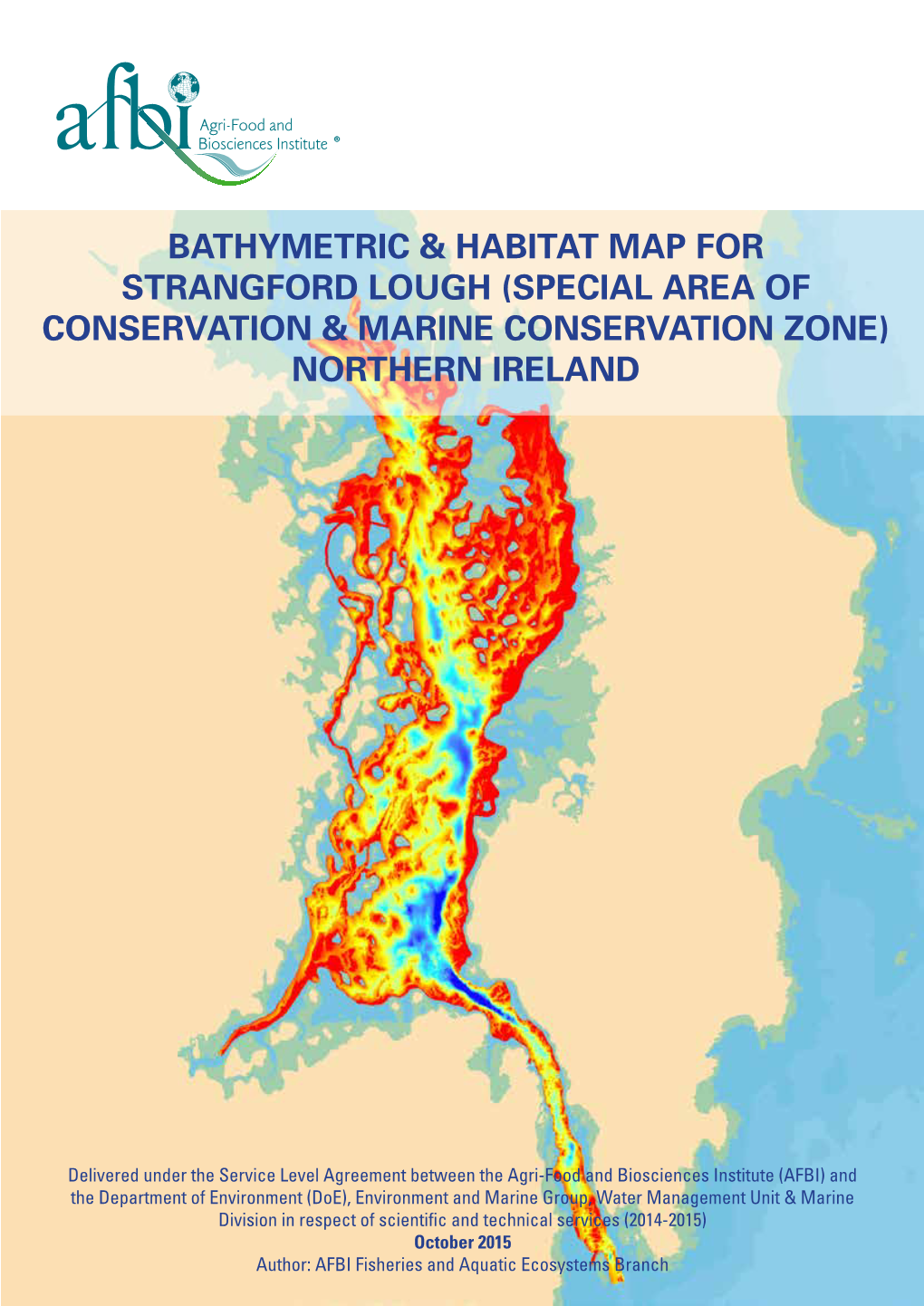 Bathymetric & Habitat Map for Strangford Lough