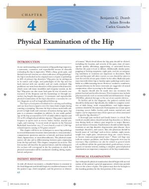 Hip Physical Examination