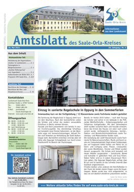 Amtsblatt Des Saale-Orla-Kreises 28