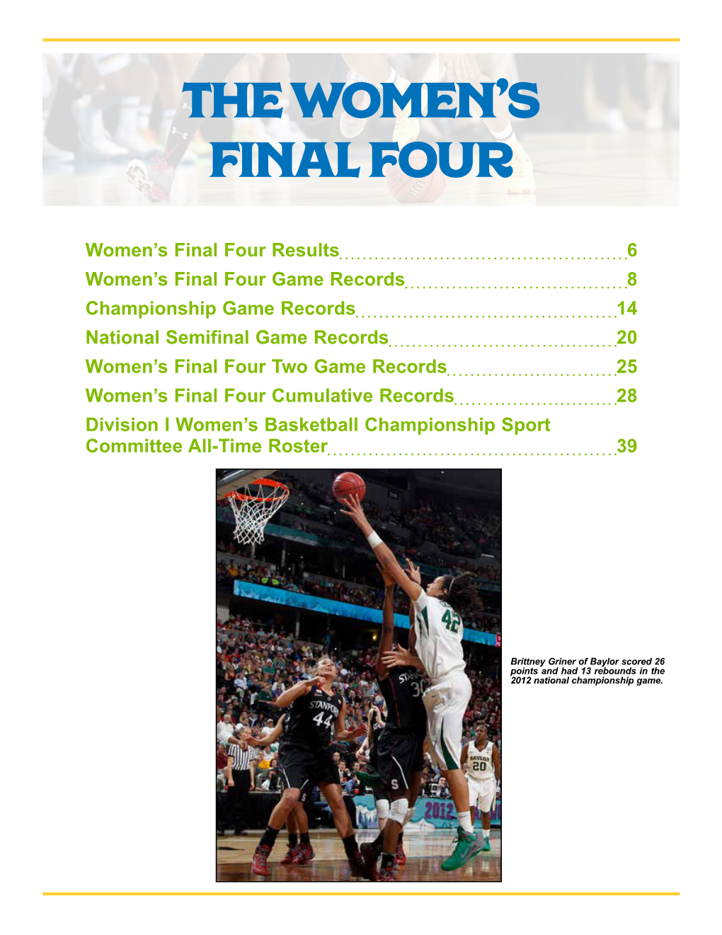 The Women's Final Four