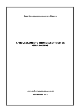 Aproveitamento Hidroelectrico De Girabolhos
