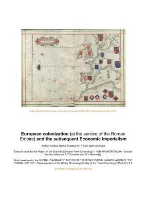 (At the Service of the Roman Empire) and the Subsequent Economic Imperialism