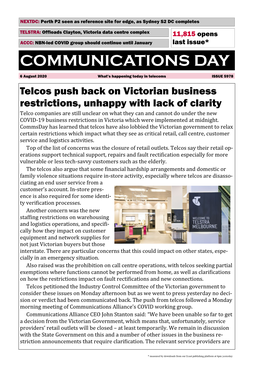 Communications Day