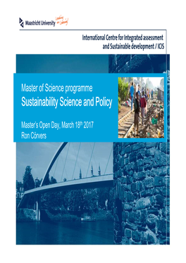 Sustainability Science and Policy