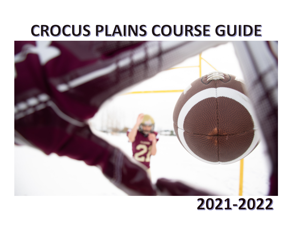 Crocus Plains Regional Secondary School.Pdf