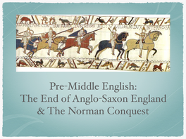 Norman Conquest Social Hierarchy