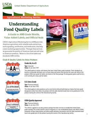 Understanding Food Quality Labels a Guide to AMS Grade Shields, Value-Added Labels, and Official Seals
