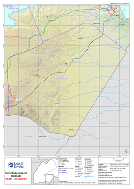 Reference Map of Djibouti Sheet