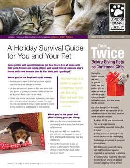 A Holiday Survival Guide for You and Your