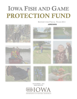 Ia Fish and Game Protection Fund Reportappendix A