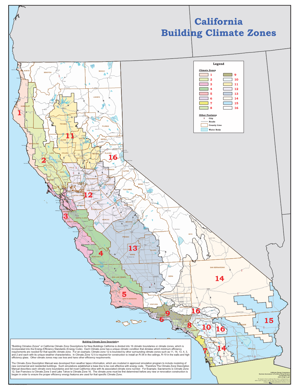 California Building Climate Zones